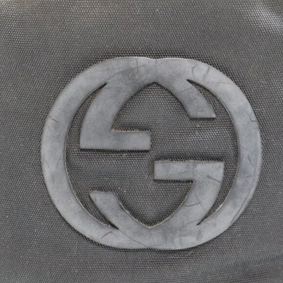 Gucci GG Unisex Black Parana Web Techno Nylon Canvas Backpack - Picture 10 of 13